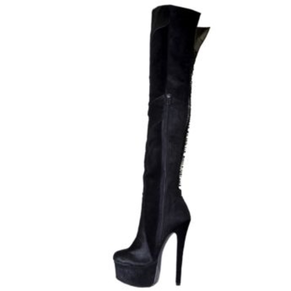 *SOLD OUT* London Trash Over the Knee Boots - Picture 4 of 5